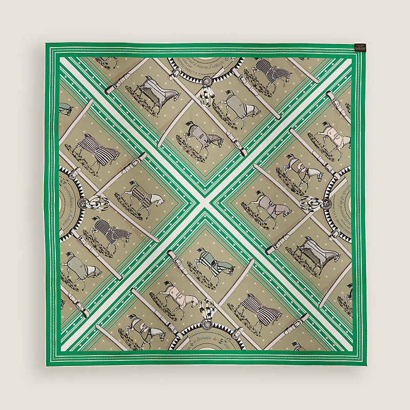 カレ ダブルフェイス90 《馬着》 | Hermès - エルメス-公式サイト